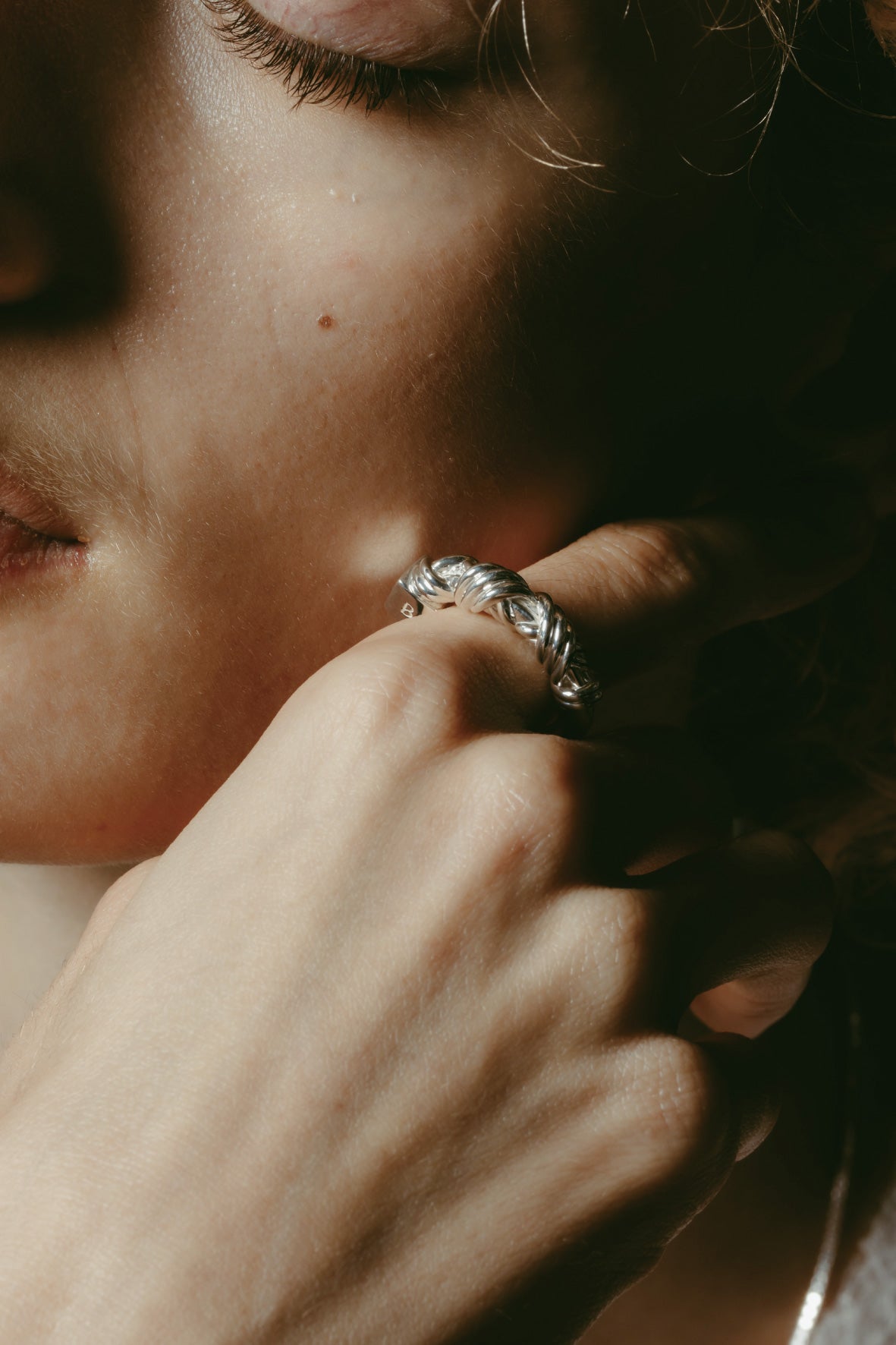 受注商品】neji-neji ring(silver/gold) | BRKUMO