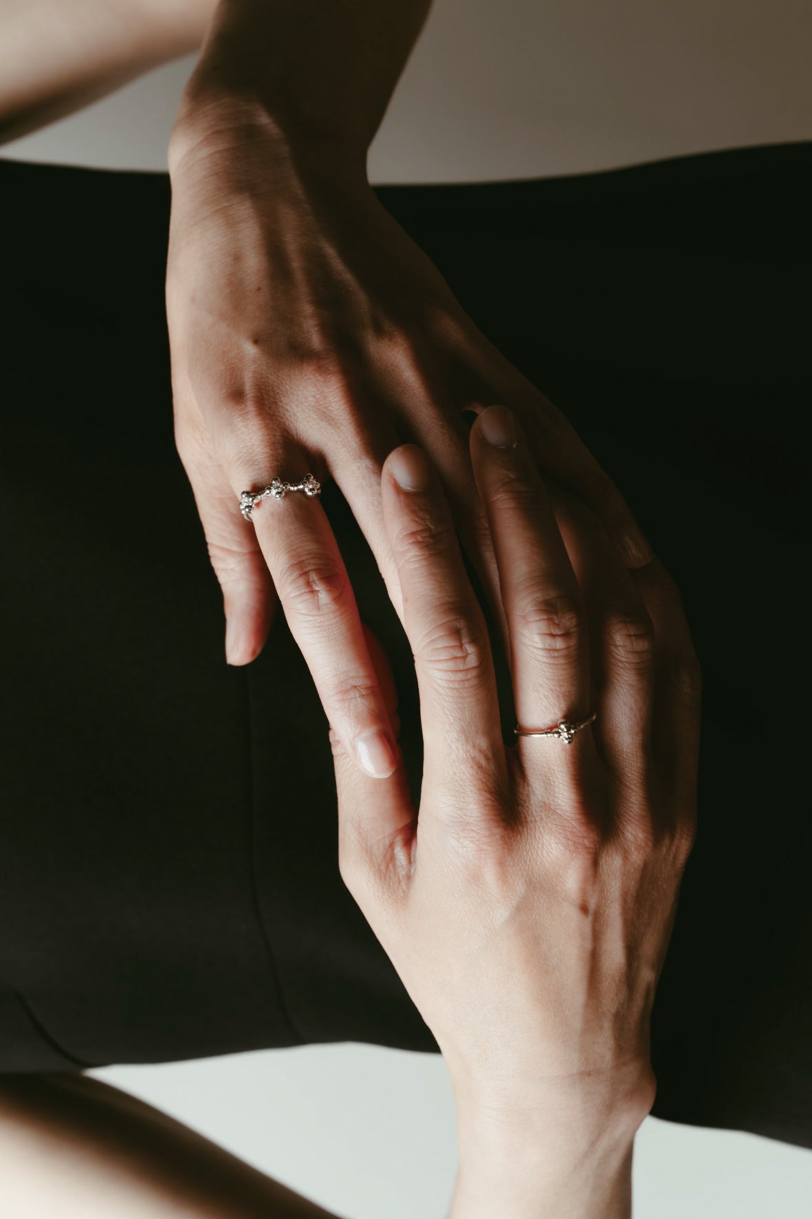 【店舗用】flower ring/04(silver/gold)