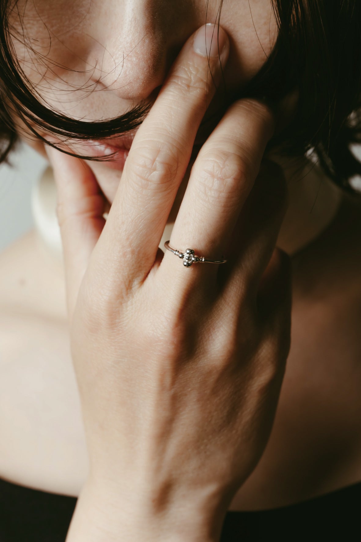 【店舗用】flower ring/04(silver/gold)