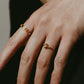 【受注商品】flower ring/04(cz)(silver/gold)
