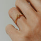 【受注商品】flower ring/04(cz)(silver/gold)