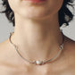 pearl necklace(silver)