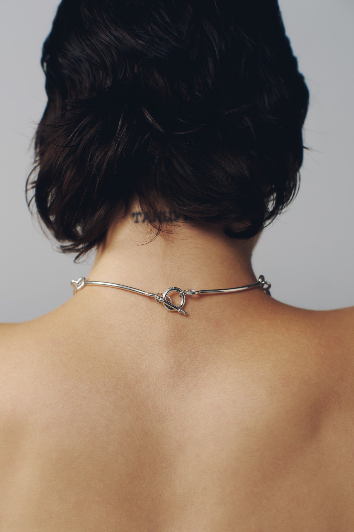 pearl necklace(silver)