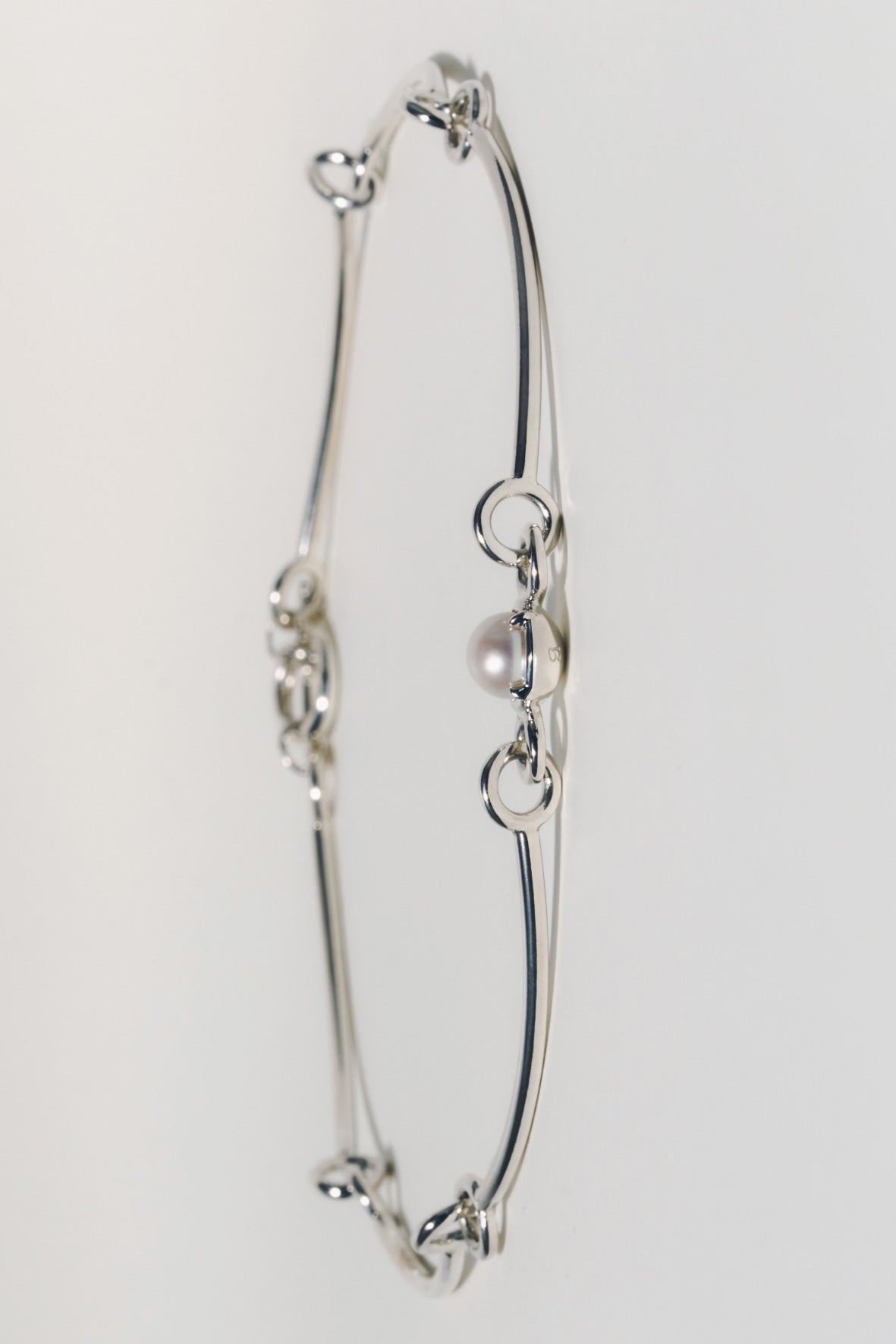 pearl necklace(silver)