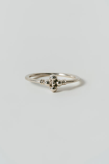 【店舗用】flower ring/04(silver/gold)