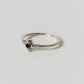 【店舗用】flower ring/04(onyx)(silver/gold)