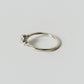 【受注商品】flower ring/04(cz)(silver/gold)