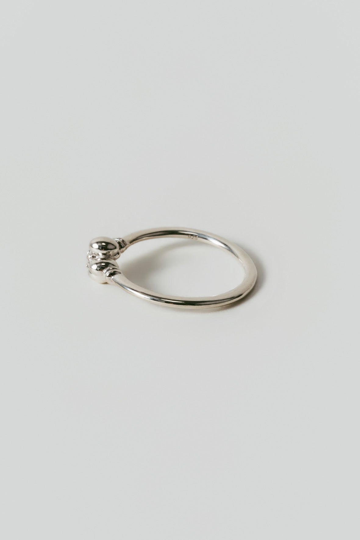 【受注商品】flower ring/04(cz)(silver/gold)