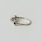 【店舗用】flower ring/03(onyx)(silver/gold)