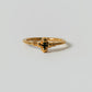 【店舗用】flower ring/04(onyx)(silver/gold)