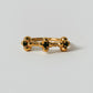 【店舗用】flower ring/03(onyx)(silver/gold)