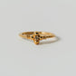 【受注商品】flower ring/04(cz)(silver/gold)