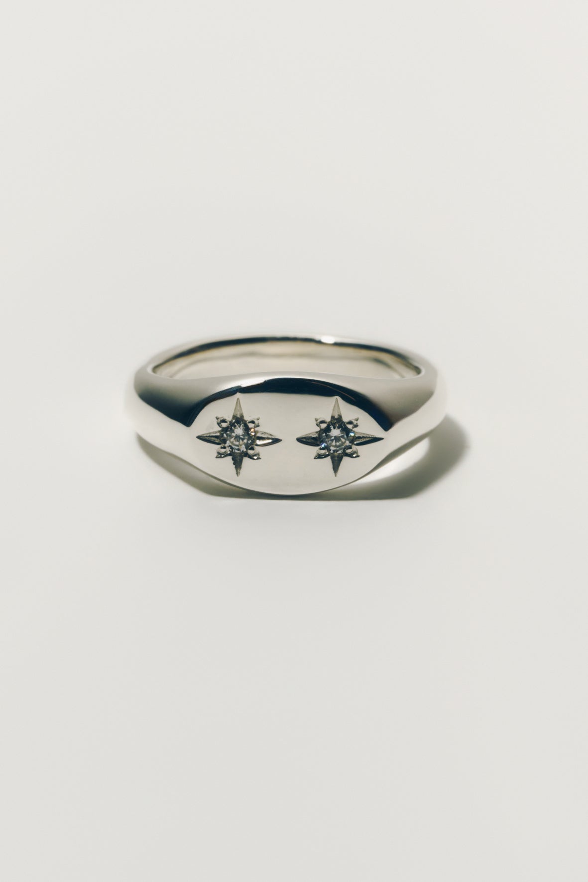 【受注商品】robot eye ring(cz)(silver/gold)