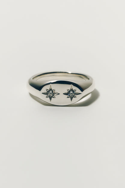 【受注商品】robot eye ring(cz)(silver/gold)
