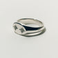 【受注商品】robot eye ring(cz)(silver/gold)