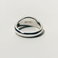 【受注商品】robot eye ring(cz×onyx)(silver/gold)