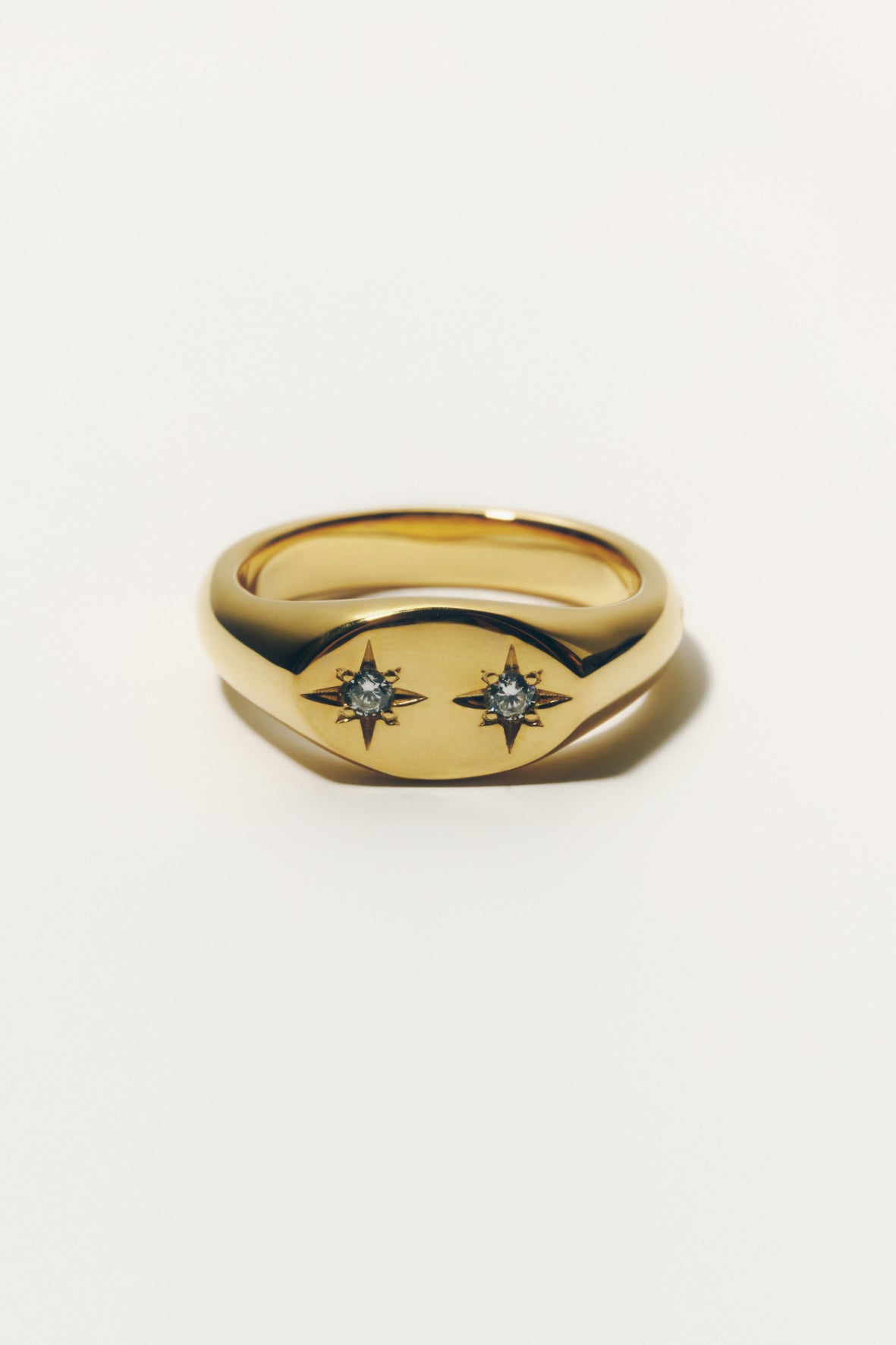【受注商品】robot eye ring(cz)(silver/gold)