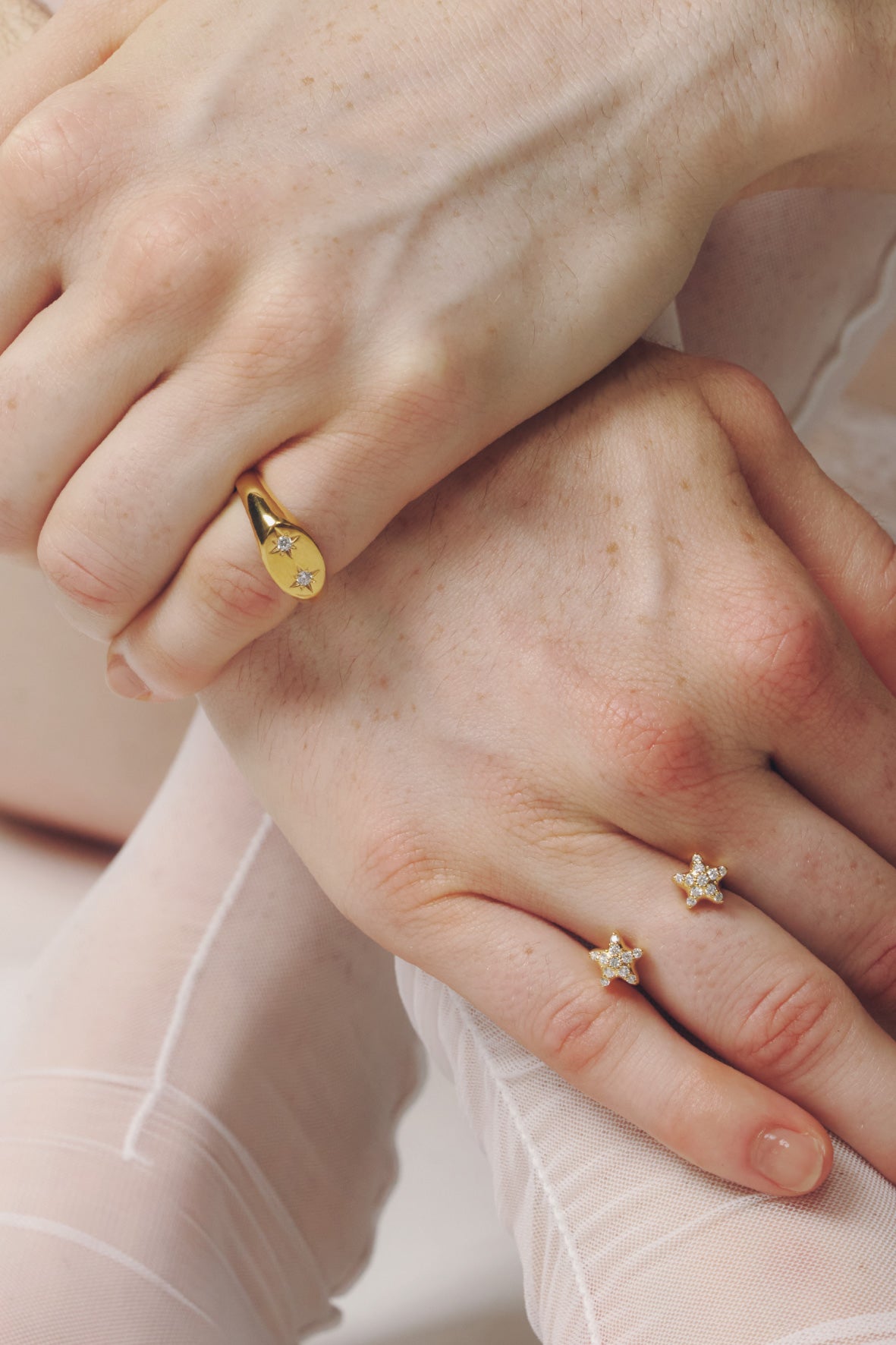 【受注商品】robot eye ring(cz)(silver/gold)