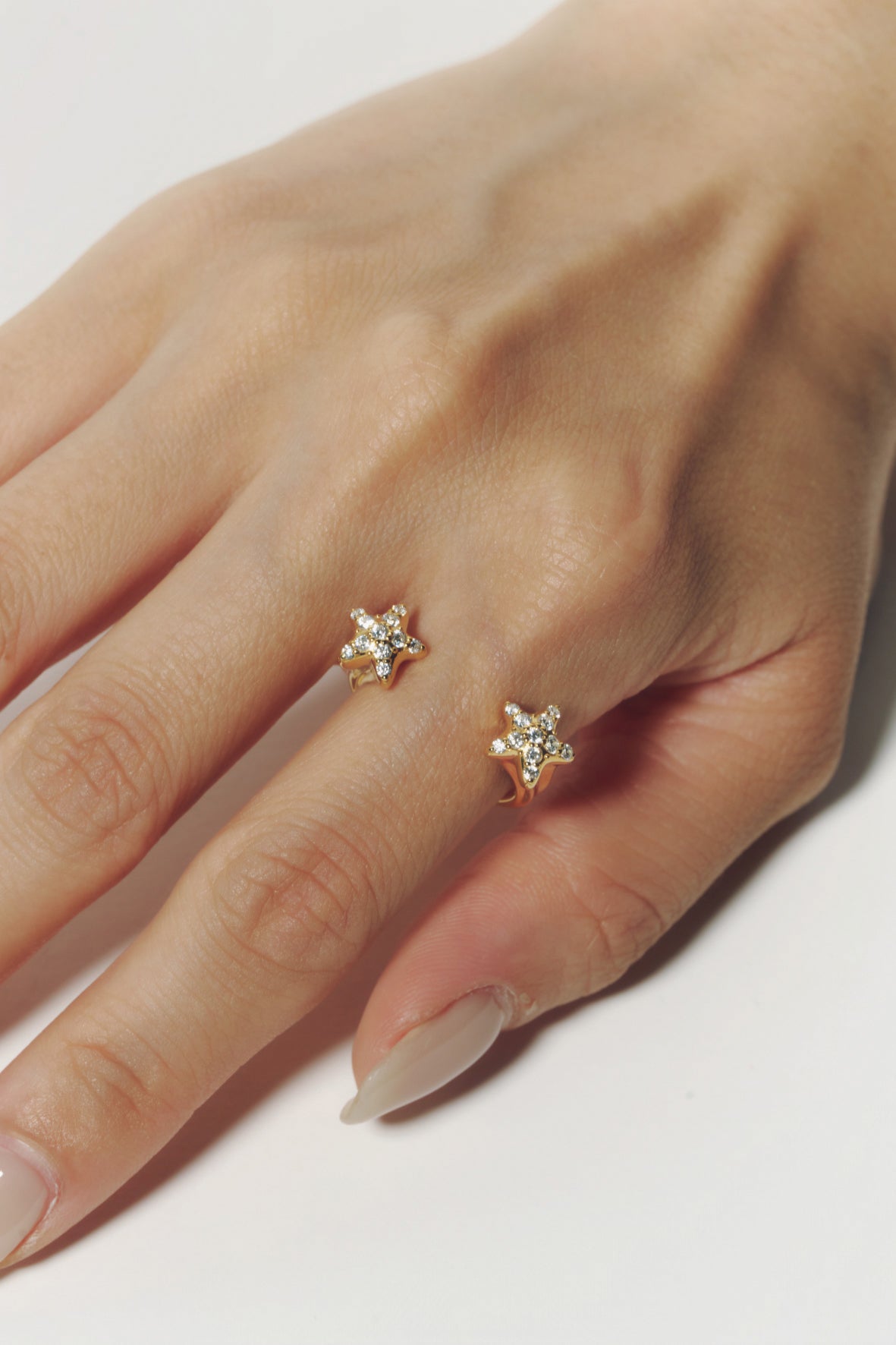 【受注商品】sea star ring(silver/gold)