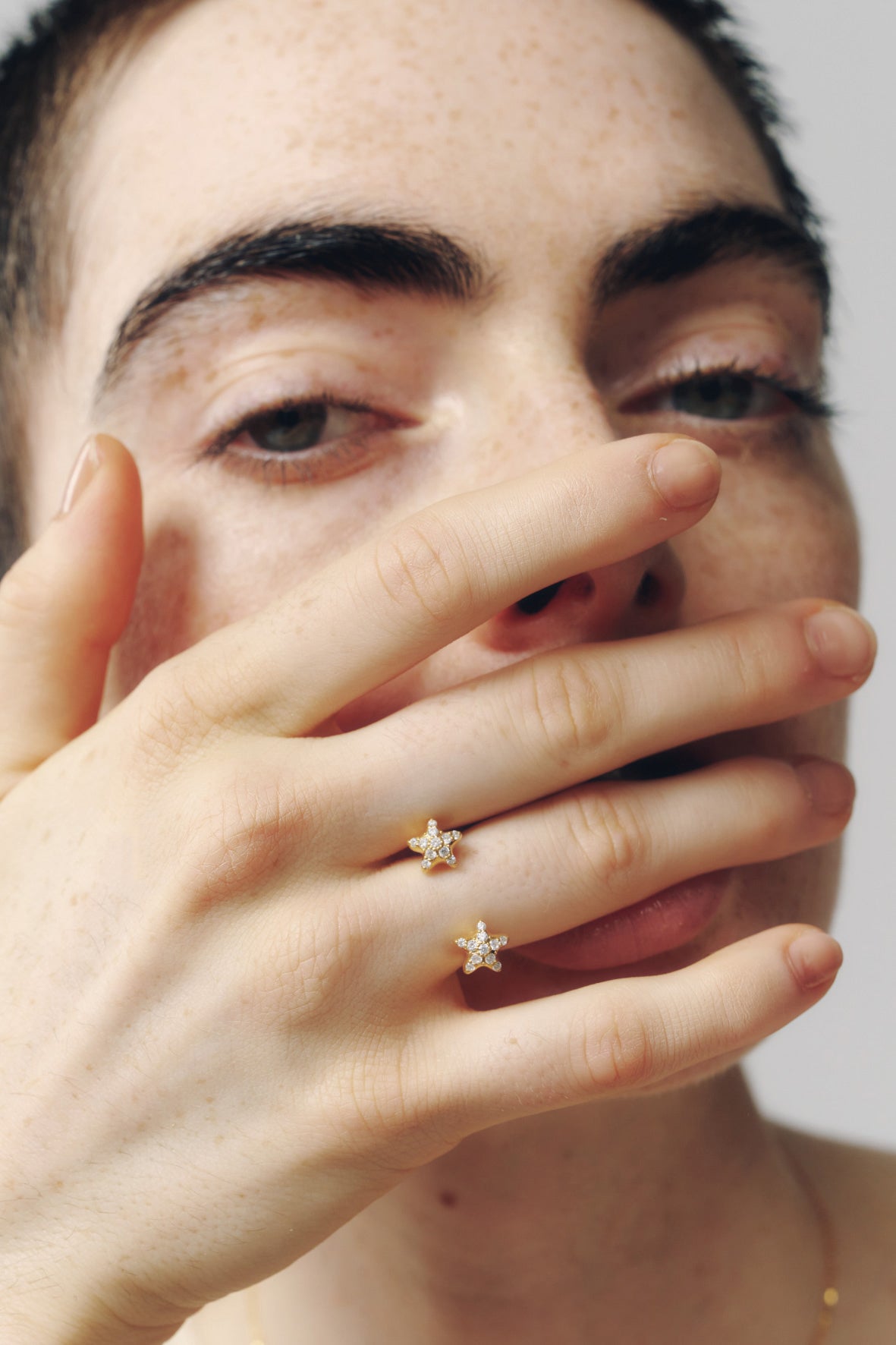 【受注商品】sea star ring(silver/gold)