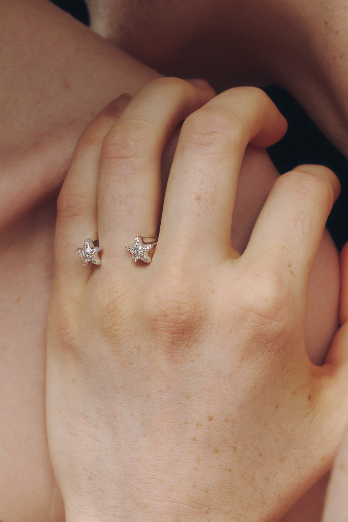【受注商品】sea star ring(silver/gold)