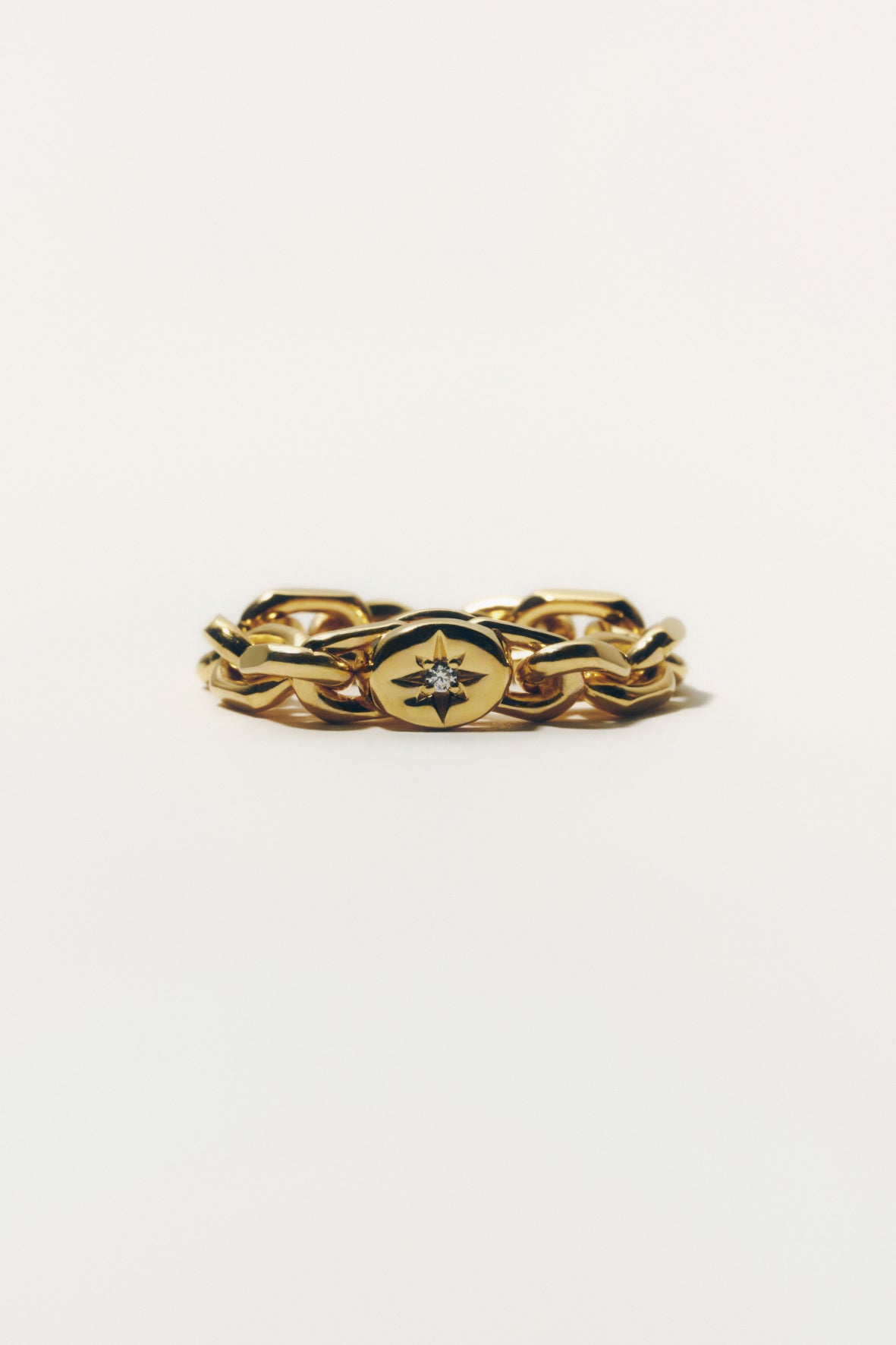 【受注商品】-Atelier限定- star chain ring(silver/gold)