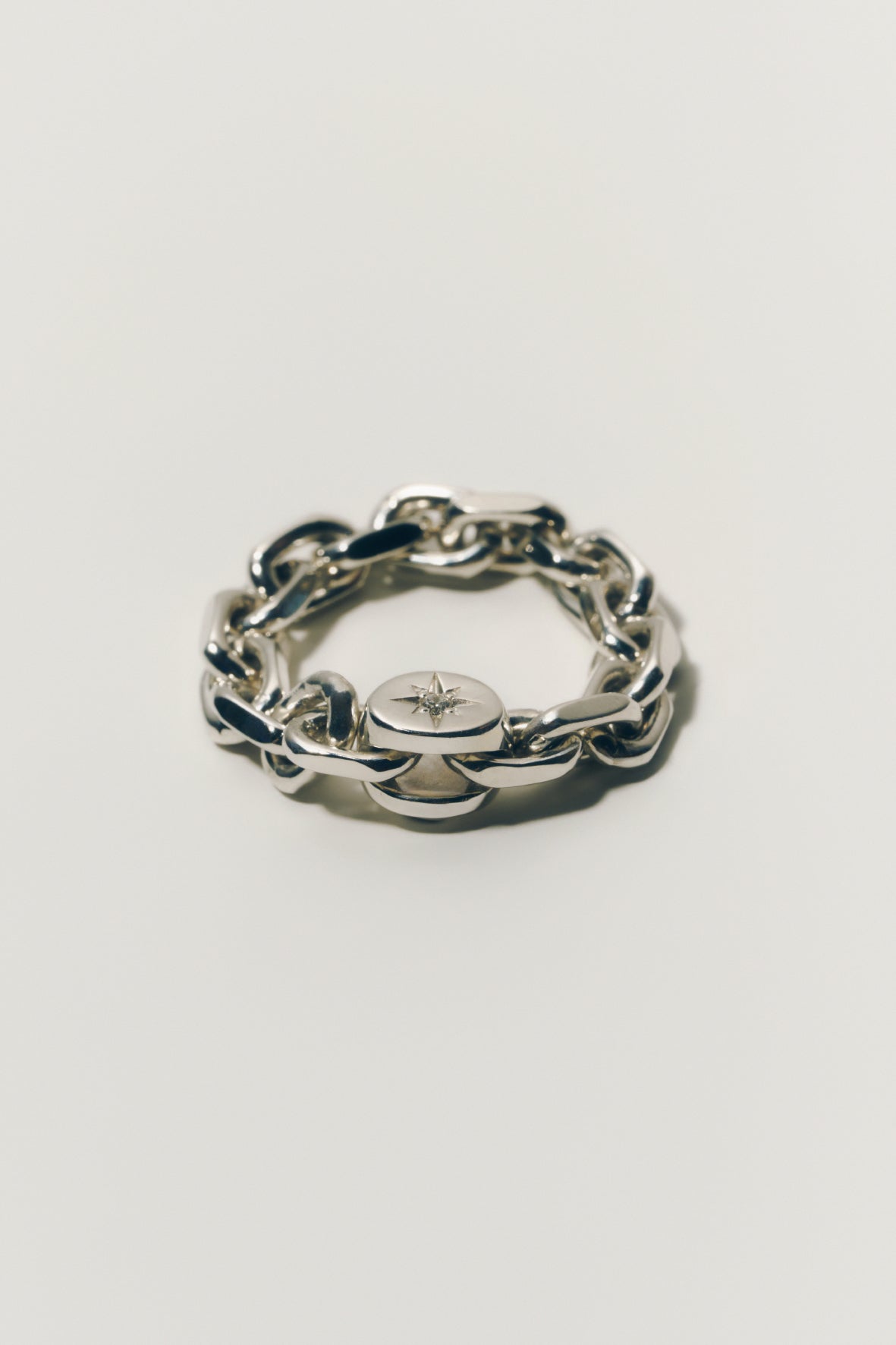 【受注商品】-Atelier限定- star chain ring(silver/gold)