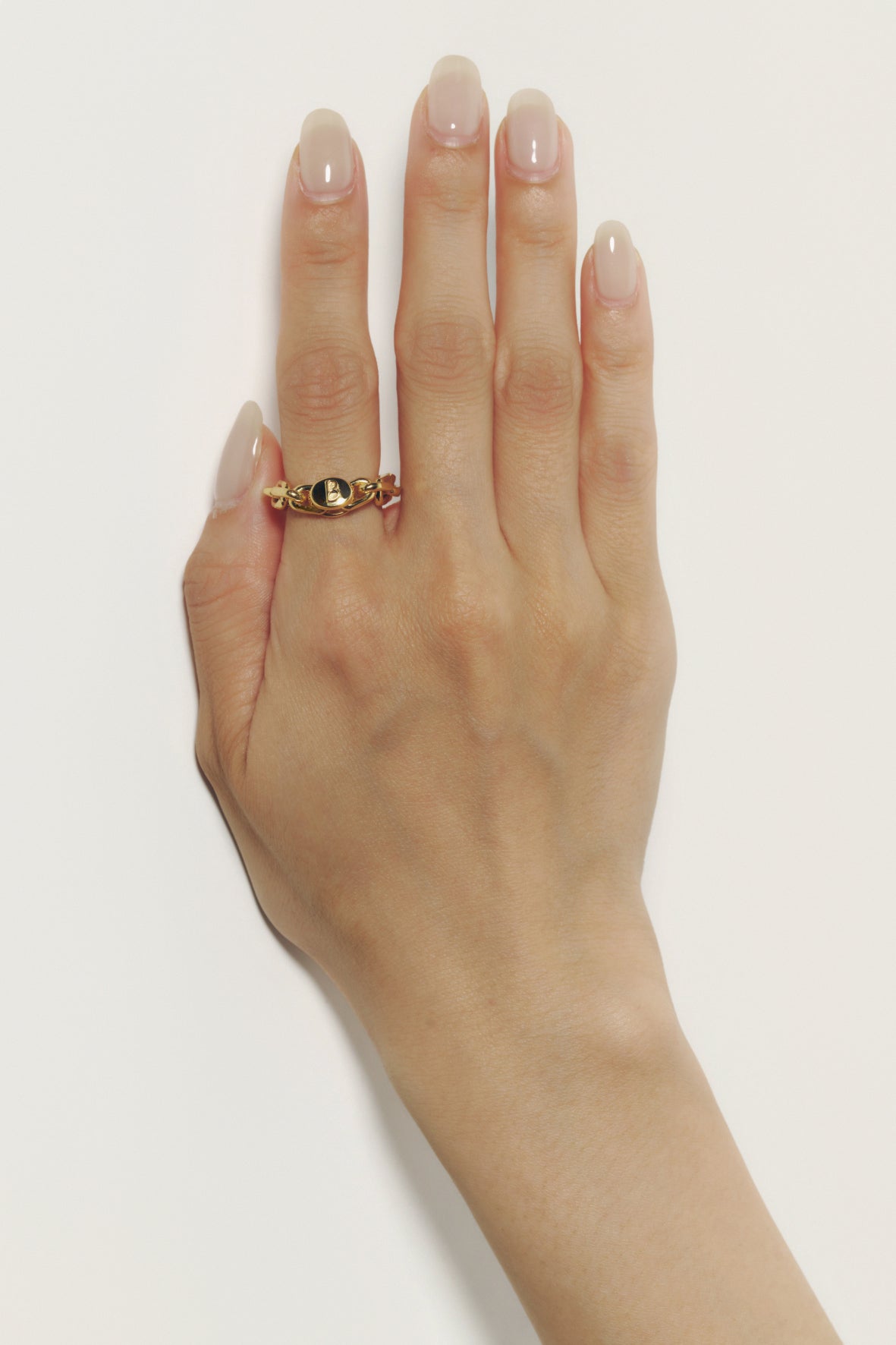 【受注商品】-Atelier限定- star chain ring(silver/gold)