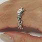 【受注商品】-Atelier限定- star chain ring(silver/gold)