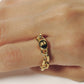 【受注商品】-Atelier限定- star chain ring(silver/gold)