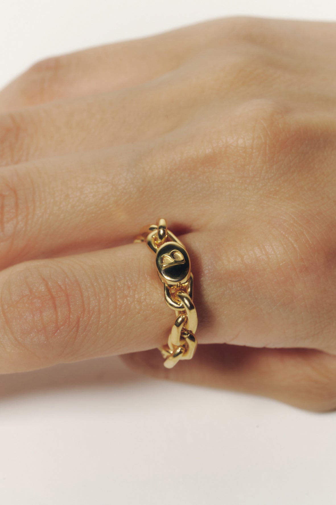 【受注商品】-Atelier限定- star chain ring(silver/gold)