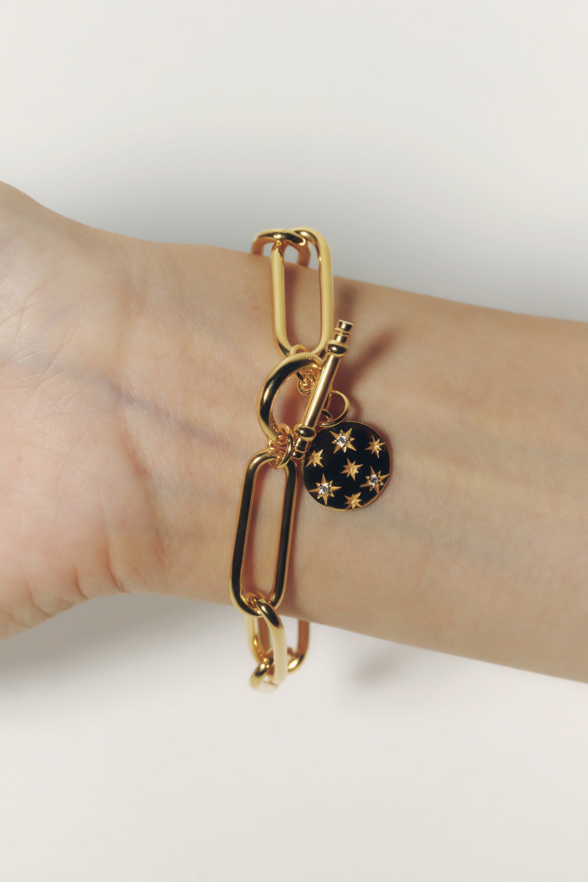 【店舗用】star coin bracelet(cz)(silver/gold)