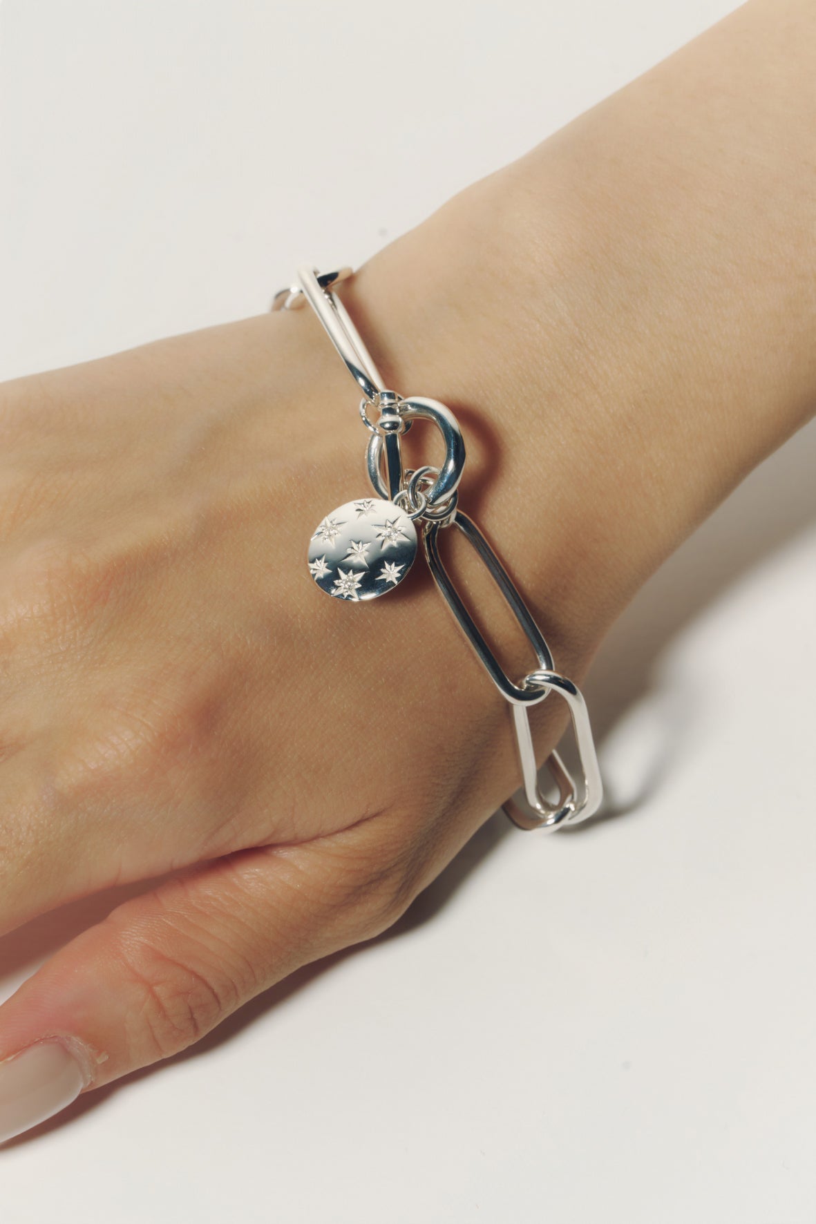 【店舗用】star coin bracelet(cz)(silver/gold)