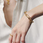 【店舗用】star coin bracelet(cz)(silver/gold)