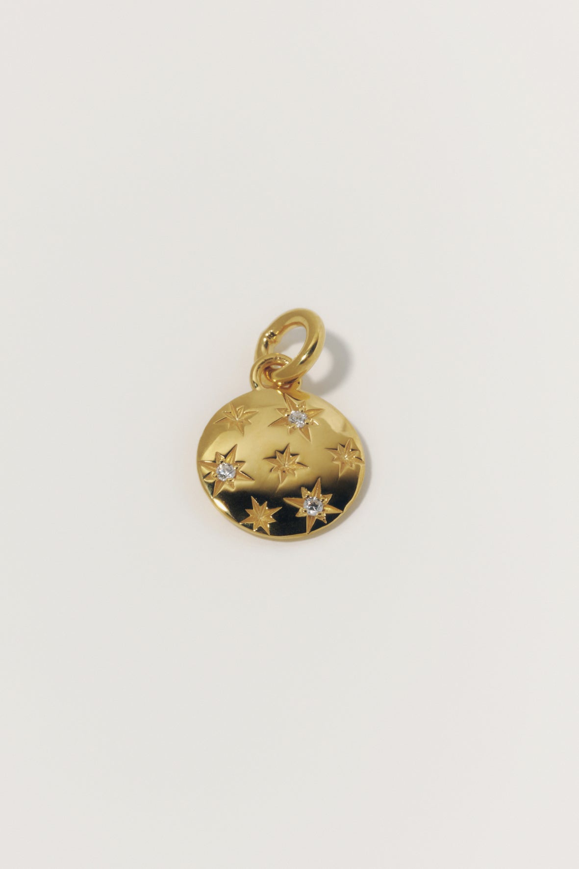 【受注商品】star coin charm(cz)(silver/gold)