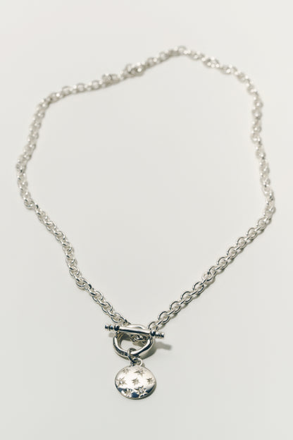 【店舗用】star coin necklace(cz)(silver/gold)