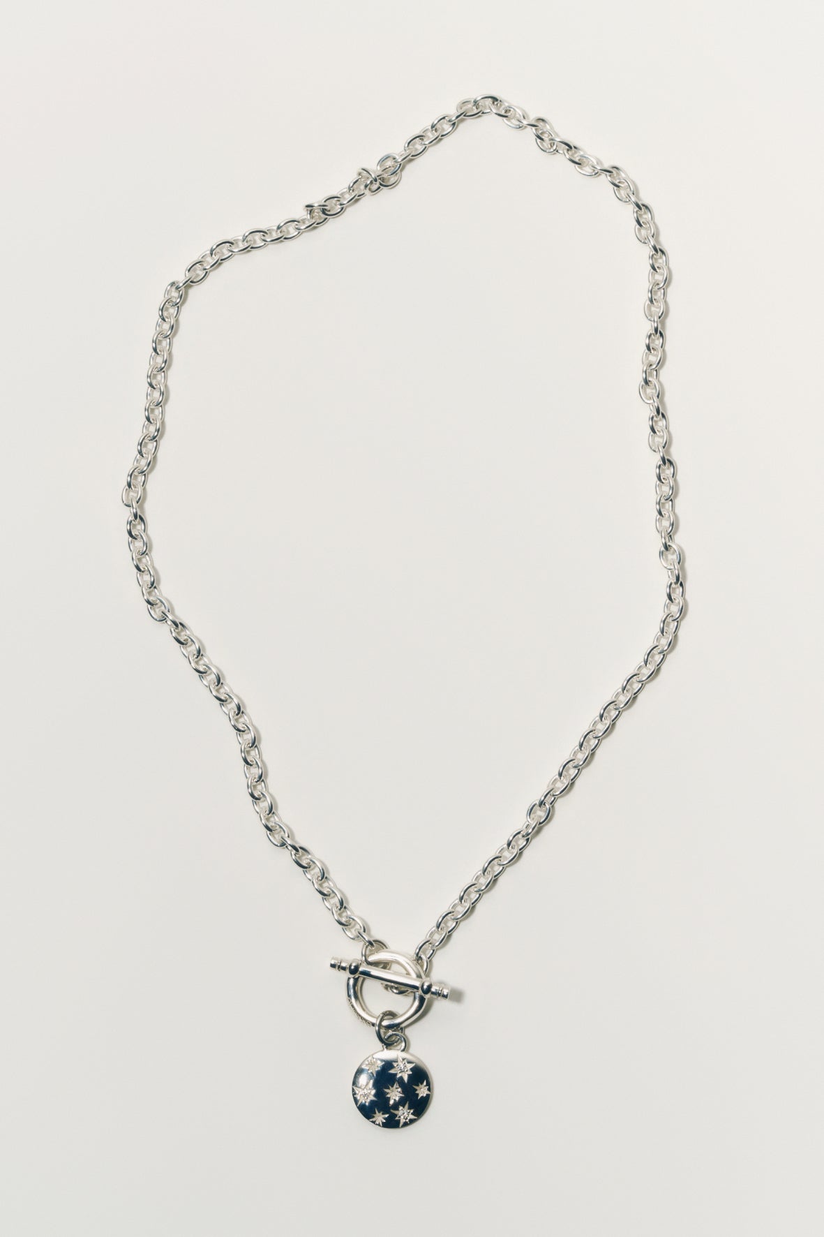 【店舗用】star coin necklace(cz)(silver/gold)