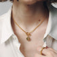 【店舗用】star coin necklace(cz)(silver/gold)