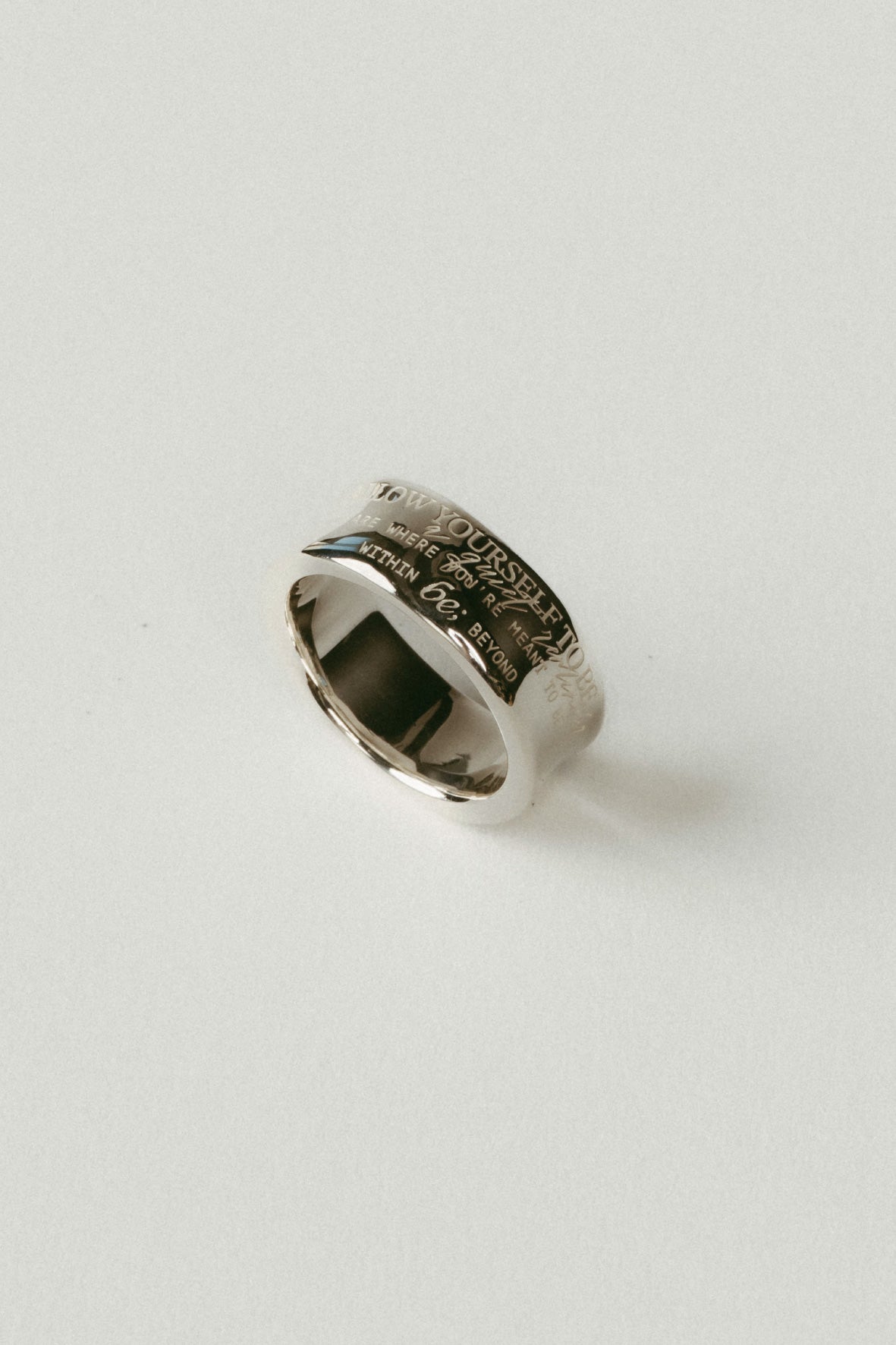 こ(購入前プロフ必読 リンク 受注販売】text ring(silver/gold) | BRKUMO