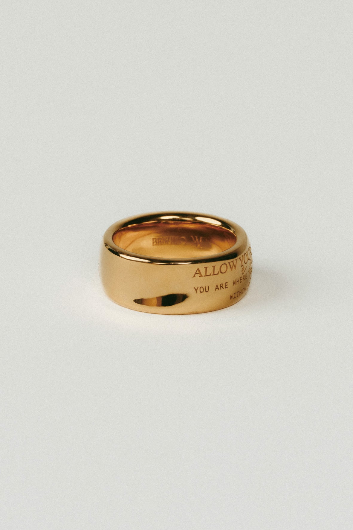 【受注販売】text ring(silver/gold)