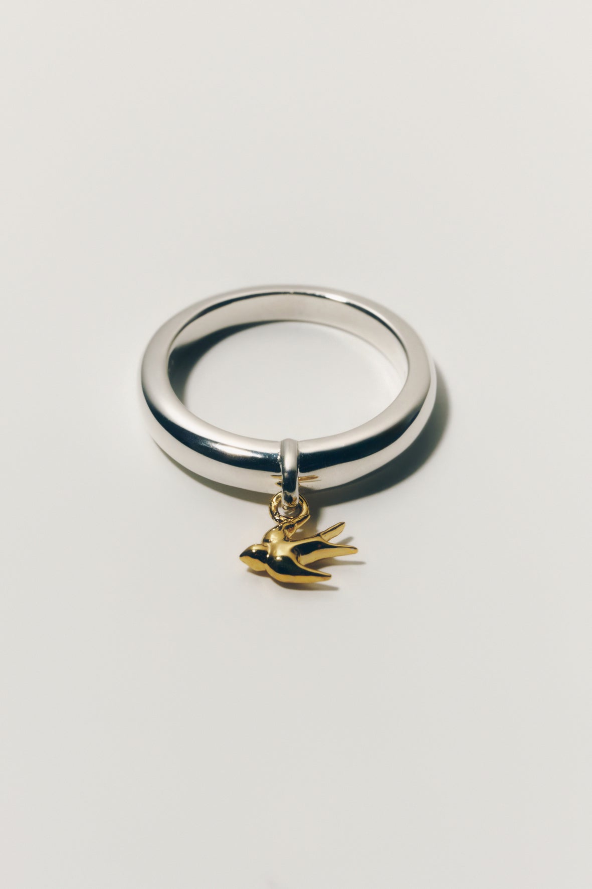 【店舗用】tsubame charm ring(silver/gold/mix)
