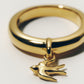 【店舗用】tsubame charm ring(silver/gold/mix)