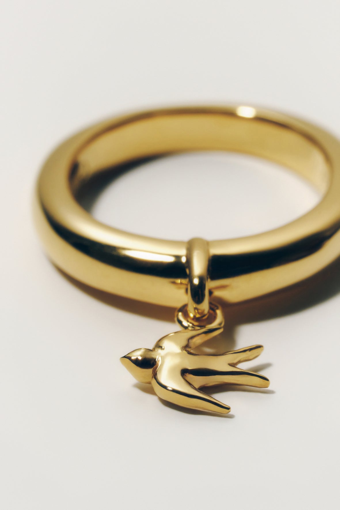 【店舗用】tsubame charm ring(silver/gold/mix)