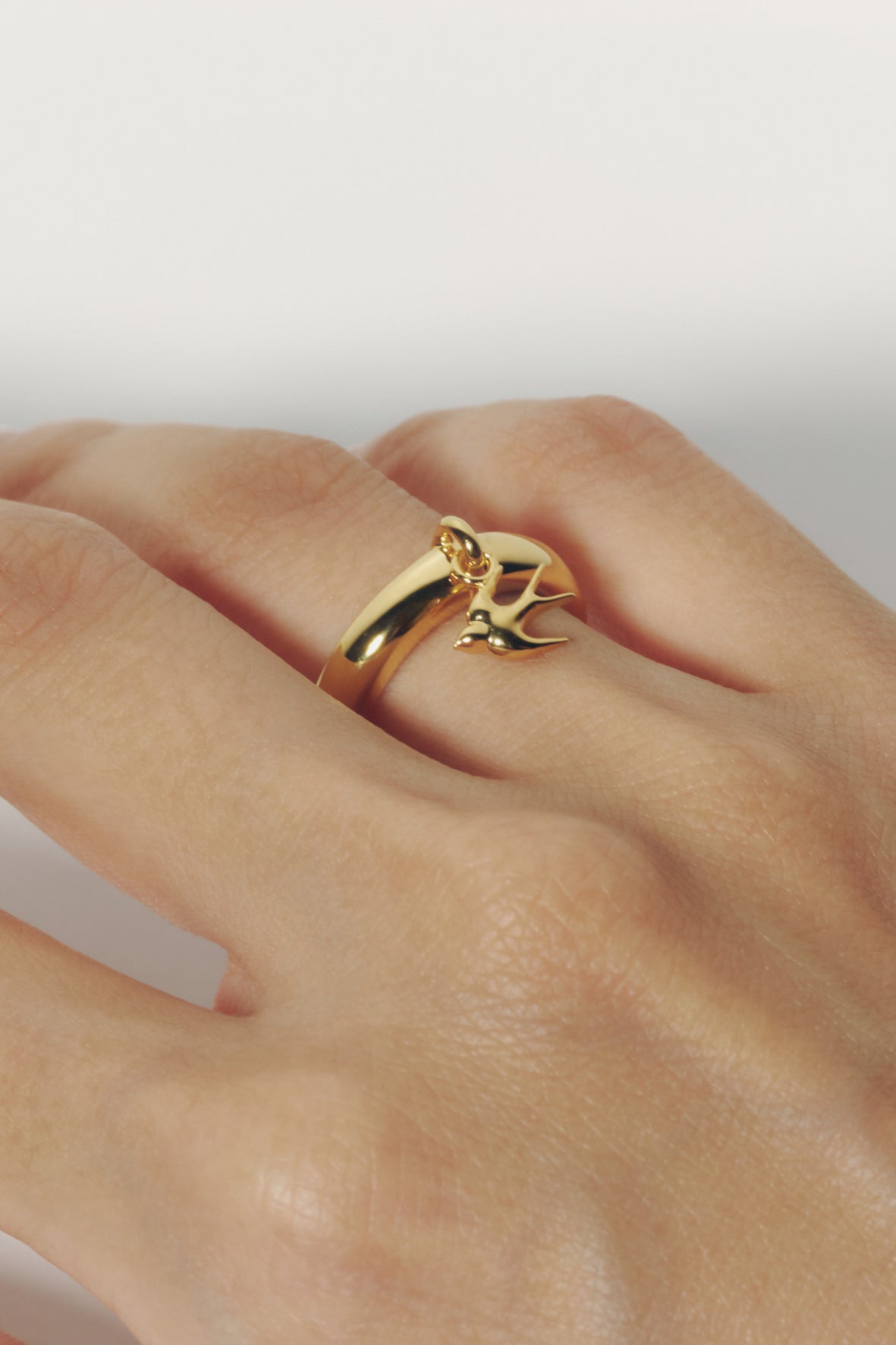 【店舗用】tsubame charm ring(silver/gold/mix)