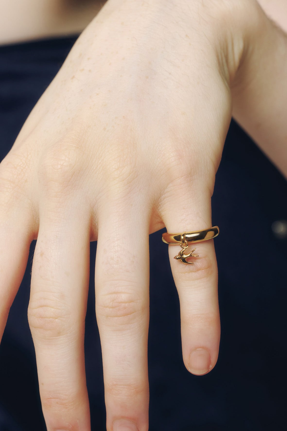 【店舗用】tsubame charm ring(silver/gold/mix)
